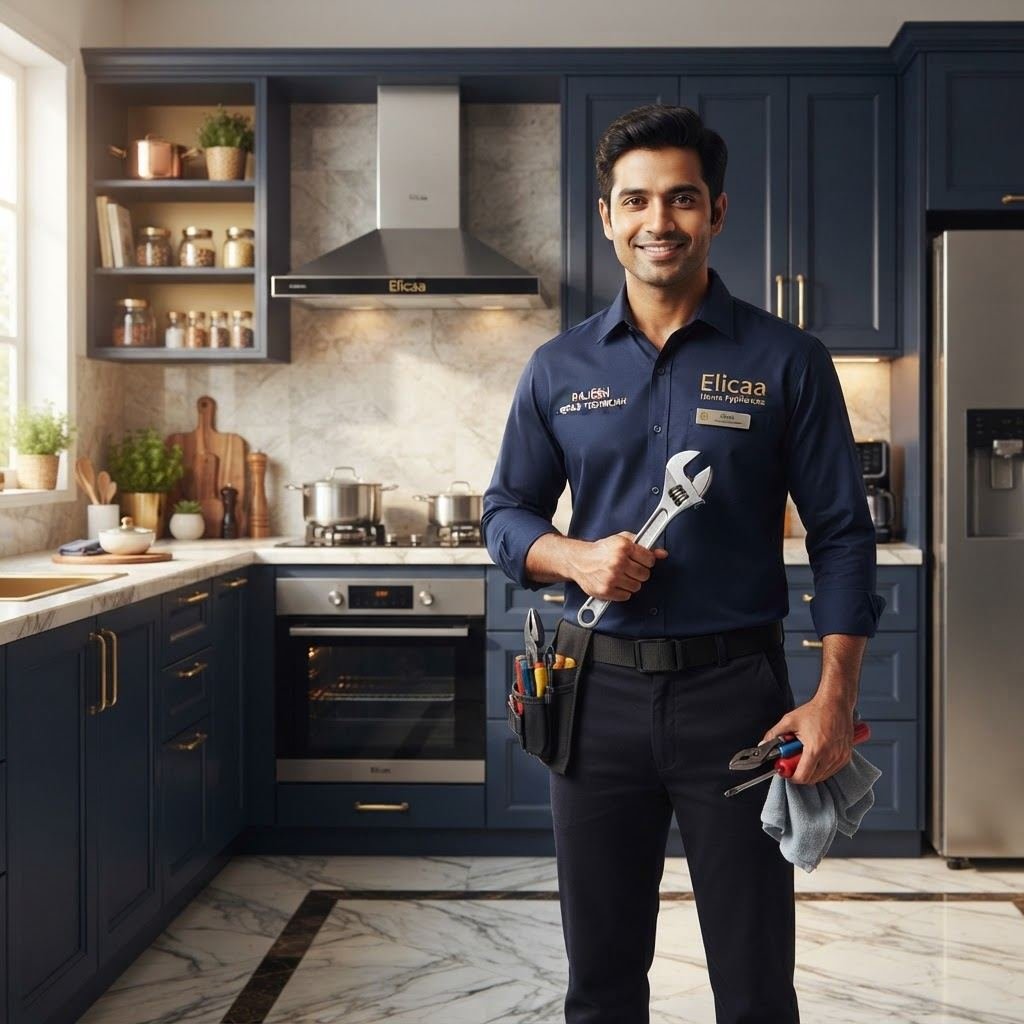 Professional Elica technician providing expert appliance repair service